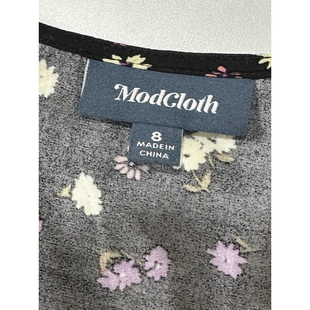 Modcloth Destined to Delight A-Line dress size 8 womens thin lightweight flaws - Picture 5 of 13